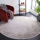 Safavieh Marmara MRM310B 6"7" Round Beige, Blue and Rust Area Rug, , large
