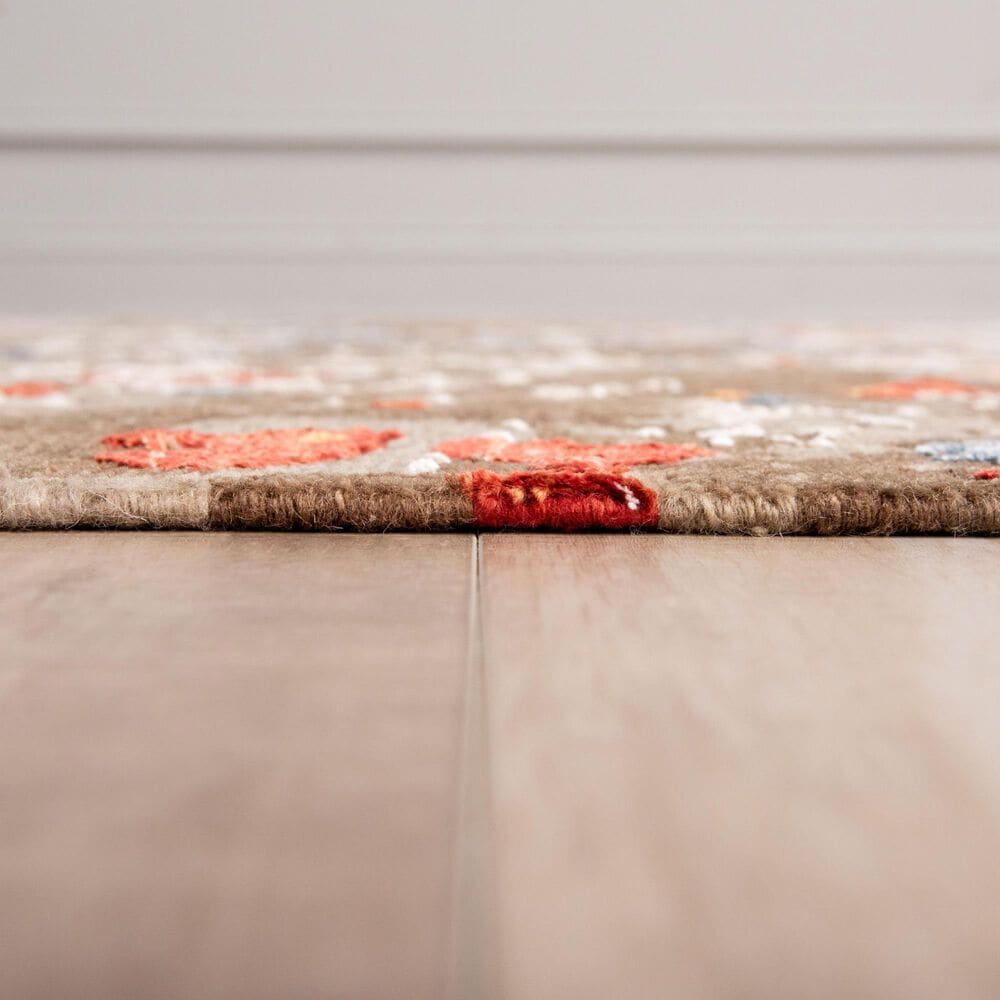 Rizzy Evolution Brown, Beige, Orange, Red, Blue and Ivory 8&#39; x 10&#39; Area Rug, , large