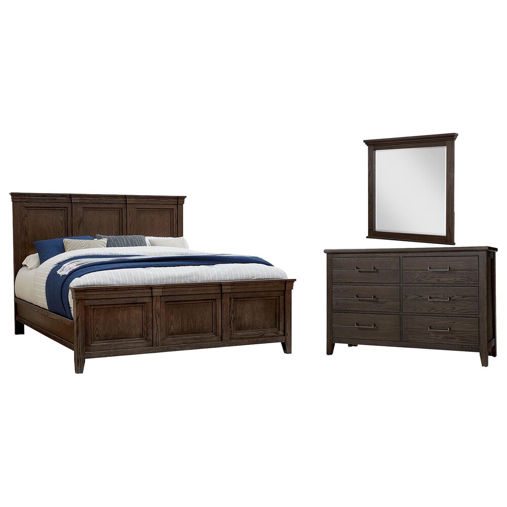 Viceray Collections Passageways 3 Piece Queen Bedroom Set in Charleston Brown, , large