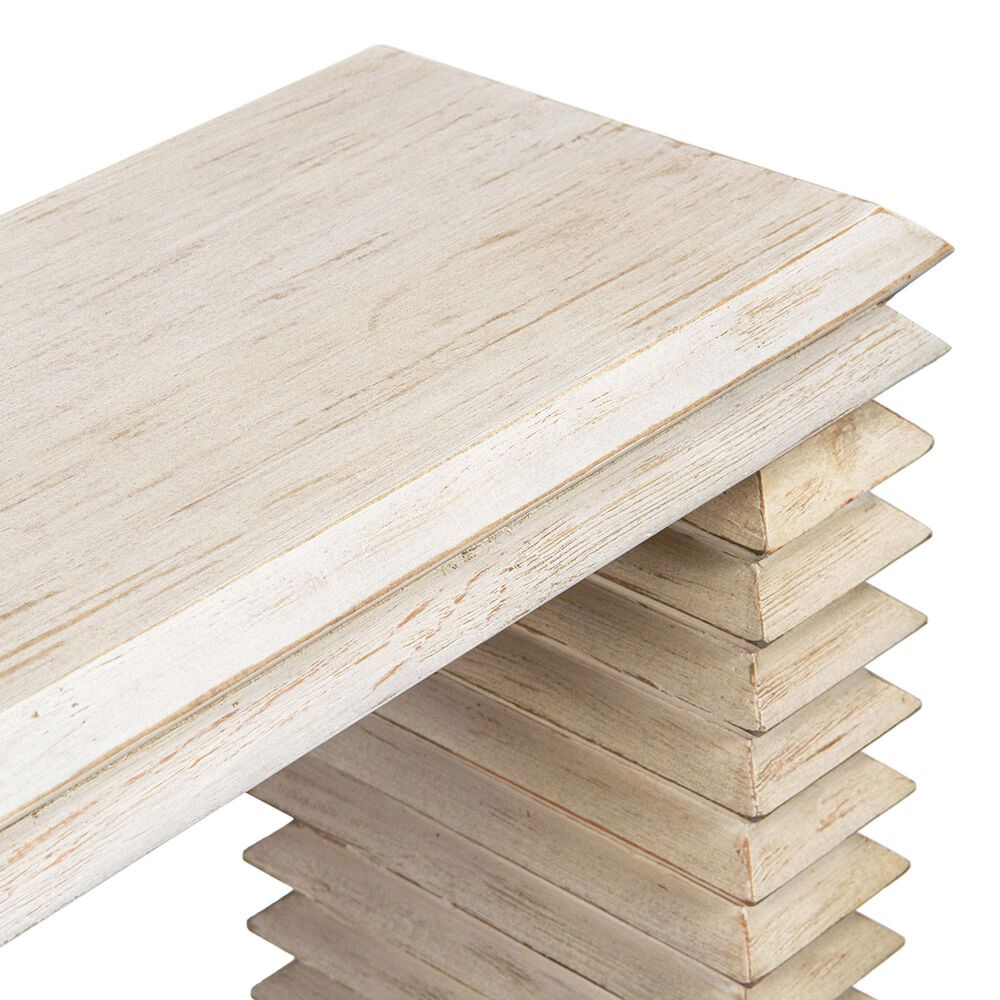 Jennifer Taylor Home Veda Console Table in Whitewashed Natural, , large