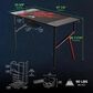 Eureka Llc 47" Captain K Series Gaming Desk - Carbon Fiber Black, , large