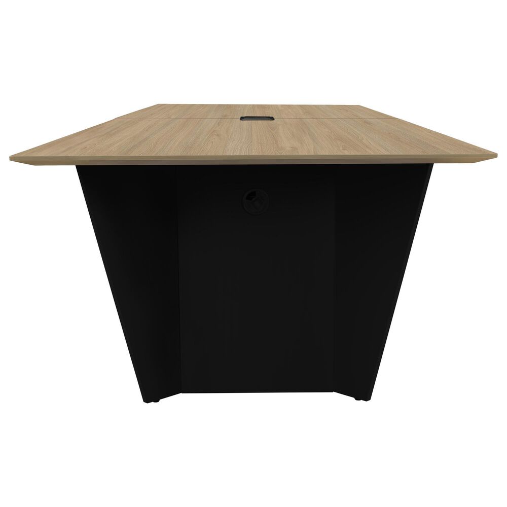 Regency Global Sourcing Array 120" Conference Table in Black and Noble Oak, , large