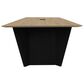 Regency Global Sourcing Array 120" Conference Table in Black and Noble Oak, , large
