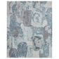 Feizy Kendall Blue and Gray 2" x 3" Area Rug, , large