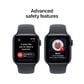 Apple Watch SE 3 (GPS) 40mm Midnight Aluminum Case with Midnight Sport Band - M/L - Midnight - (2025)(Pre-Order), , large