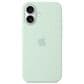 Apple Silicone Case with MagSafe for iPhone 16 in Aquamarine, , large