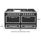 Viking Range 66" Freestanding Dual Fuel Range with 6 Burners in Cast Black, , large