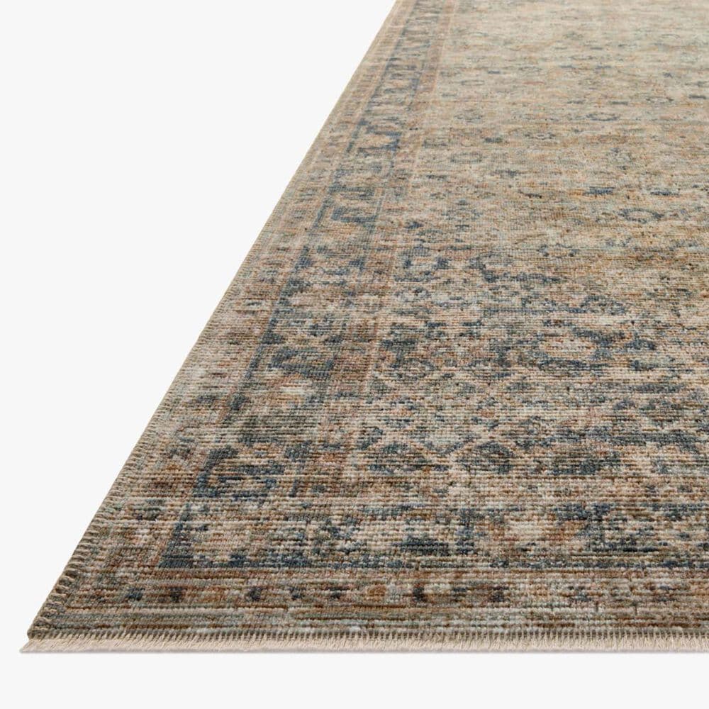 Loloi Heritage 2&#39; x 3&#39; Sage and Navy Area Rug, , large