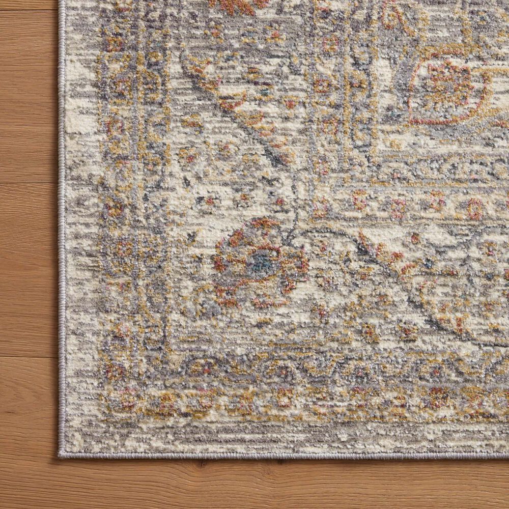 Loloi Indra 6&#39;3&quot; x 9&#39; Stone and Multicolor Area Rug, , large