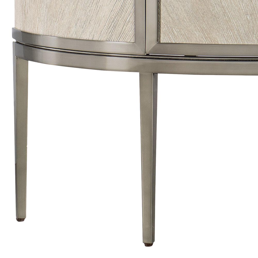 Hooker Furniture Modern Mood 2-Drawer Nightstand in Diamond, Pewter, White and Gray, , large