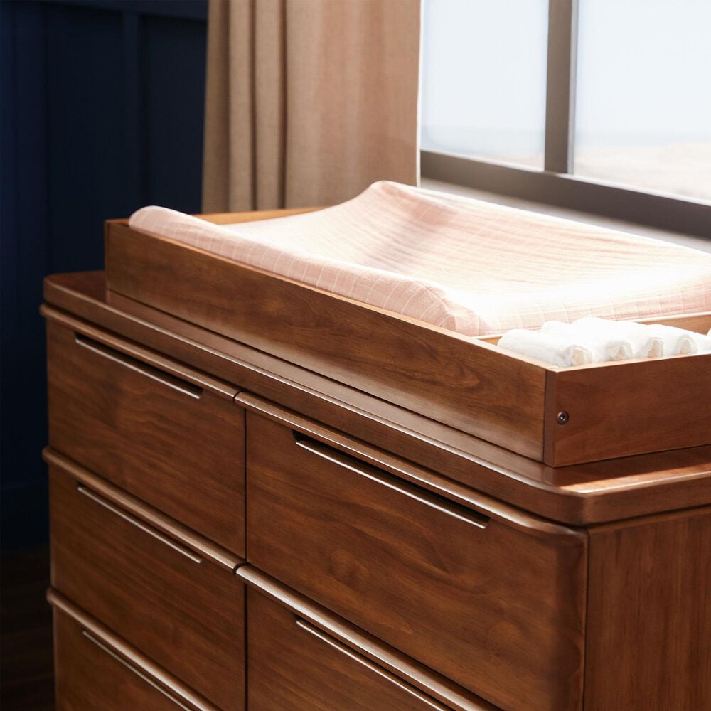 Maxi Cosi Embraced Forms 6-Drawer Dresser and Changer Top in Chestnut, , large
