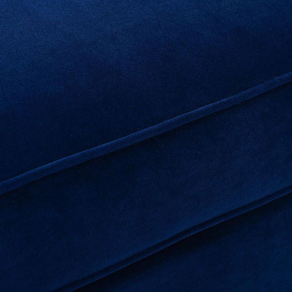 Jennifer Taylor Home Stewart Modern ButtonTufted Curved Sofa in Navy