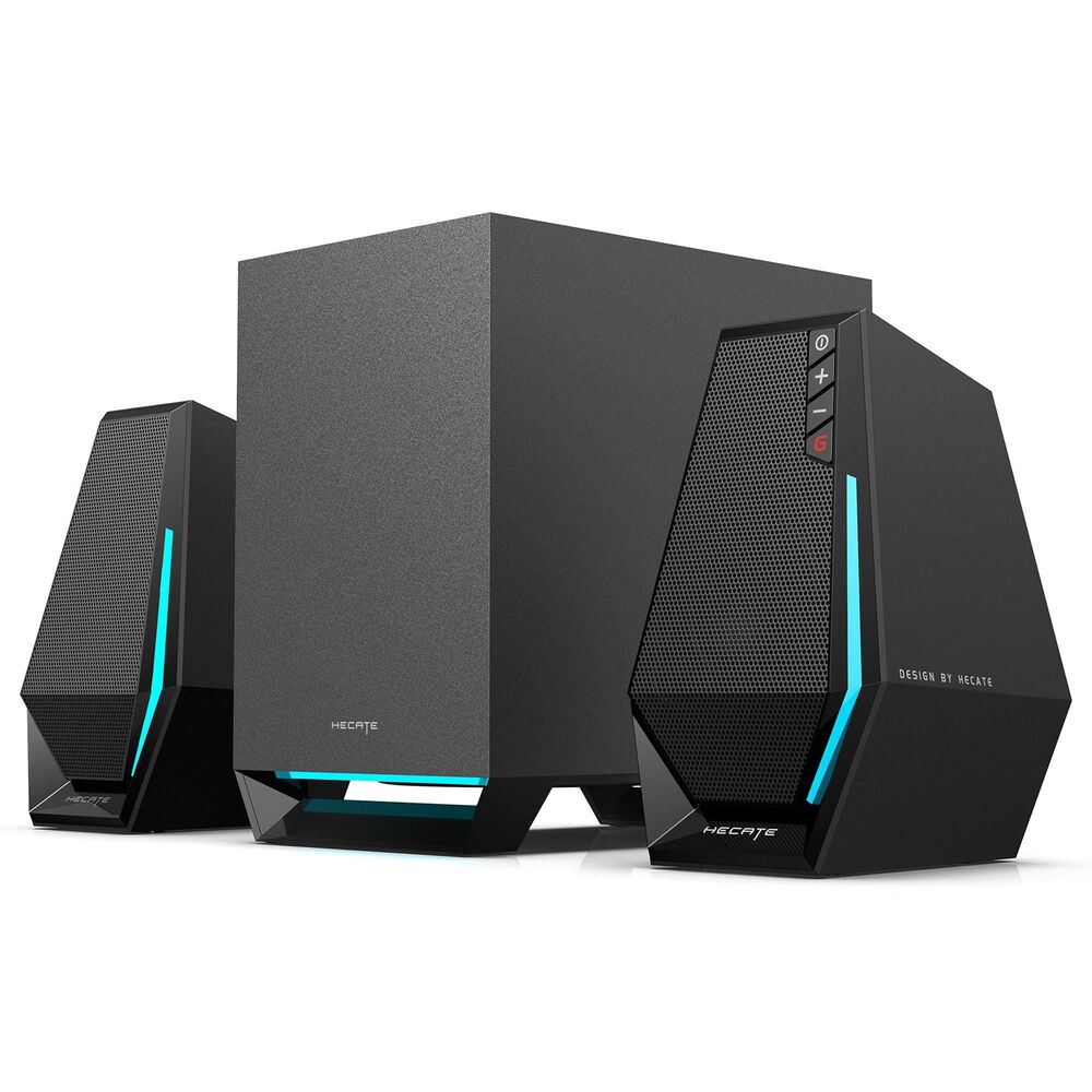 Edifier G1500 Max 2.1 Gaming Speaker System with RGB Lights in Black, , large