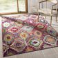 Safavieh Monaco MNC265Q 5"1" x 7"7" Red and Blue Area Rug, , large