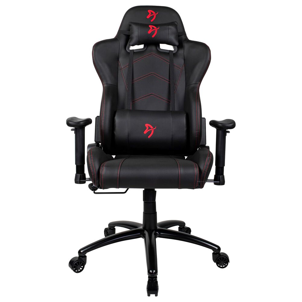 Arozzi Inizio PU Gaming Chair in Black and Red, , large