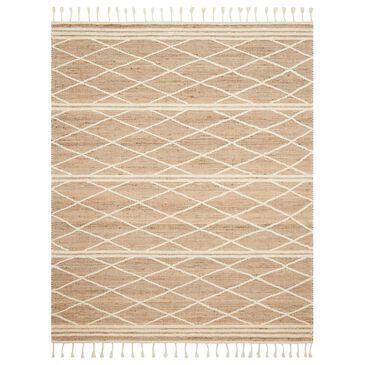 Magnolia Home Cora CRA-01 5" x 7"6" Blush and White Area Rug, , large