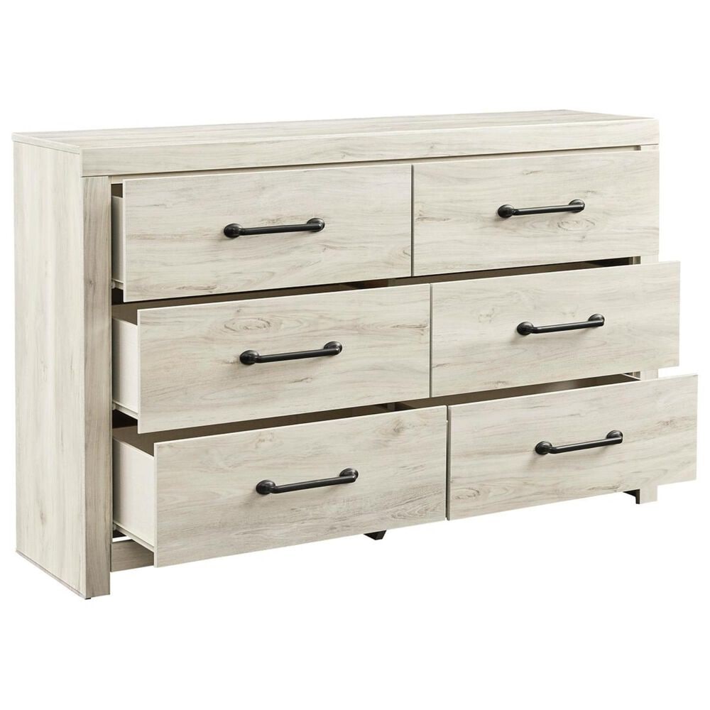 Ashley Cambeck 4 Piece Twin Single Storage Bed Set in Whitewash, , large