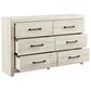 Ashley Cambeck 4 Piece Twin Single Storage Bed Set in Whitewash, , large