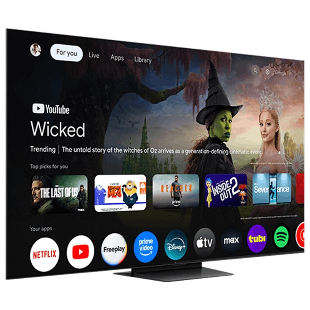 TCL 75" Class QM7L Series SQD-Mini LED 4K UHD HDR - Smart TV with 2.1 Channel Soundbar System in Black, , large