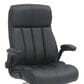 Rta Products Llc Ultra-Padded Executive Office Chair with Flip-Up Armrests in Black, , large