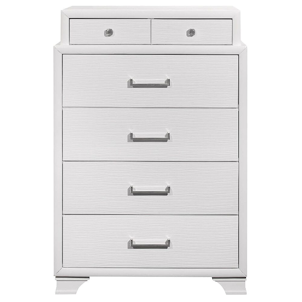 Global Furniture USA Jordyn Chest in White, , large