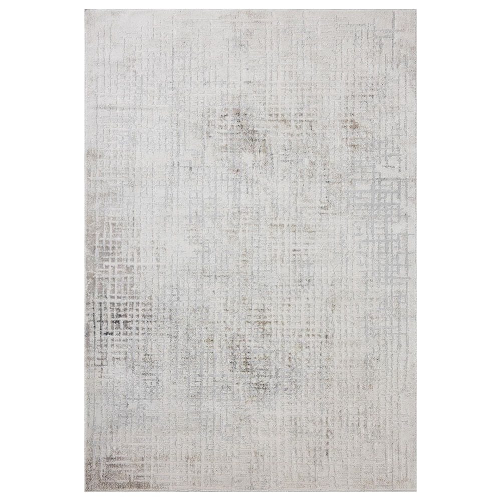 Loloi Hollis Ivory and Stone 7"10" x 10" Area Rug, , large