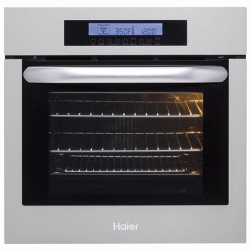Haier 24" Single Wall Oven with Convection in Stainless Steel, , large