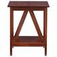 Linon Home Decor Trenton End Table in Antique Tobacco, , large