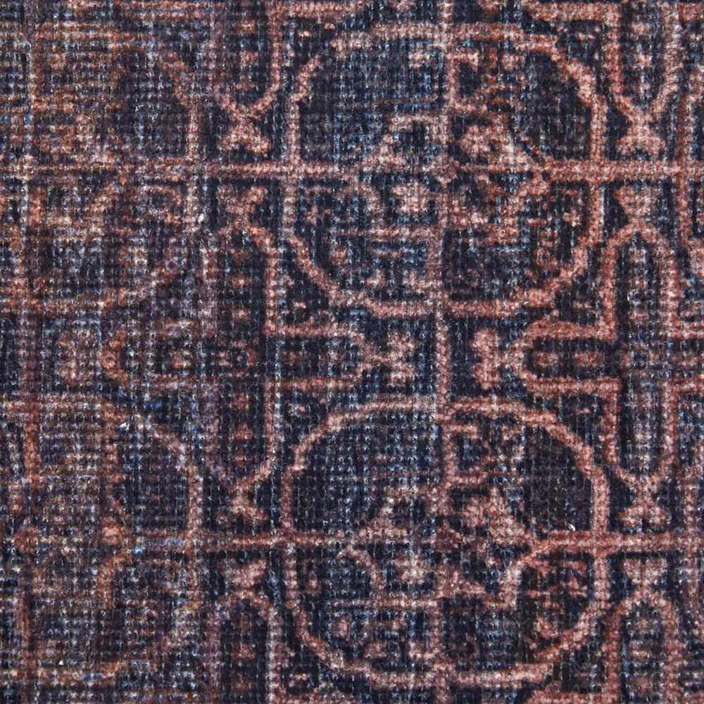 Feizy Voss 2&#39;7&quot; x 8&#39; Charcoal and Multicolor Runner, , large