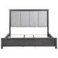 New Heritage Design Odessa 4-Piece Queen Bedroom Set in Charcoal and Silver, , large