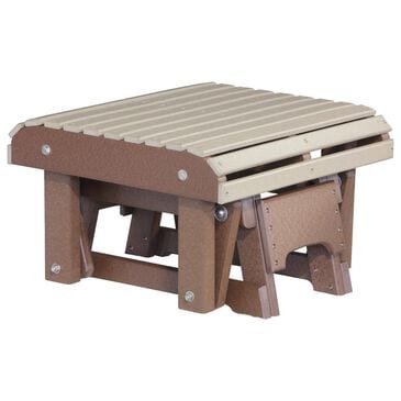 Amish Orchard Gliding Footrest in Weatherwood and Chestnut, , large