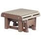 Amish Orchard Gliding Footrest in Weatherwood and Chestnut, , large