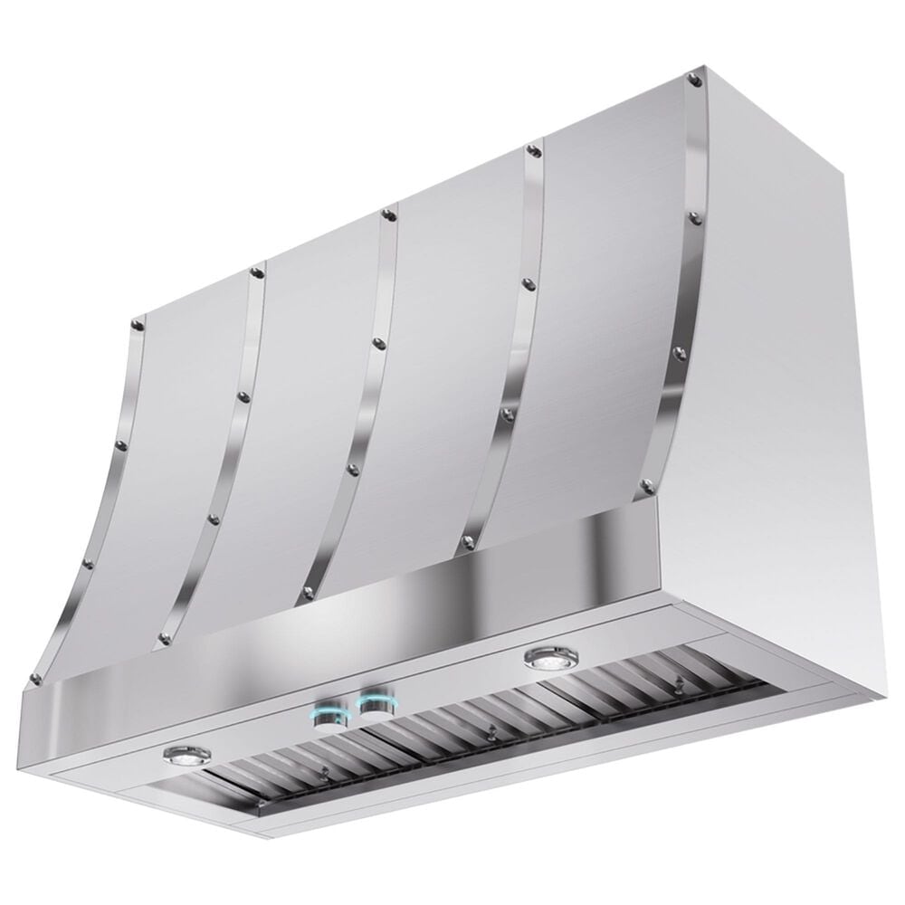 Elica Catania 48" Wall Mount Range Hood in Stainless Steel, , large