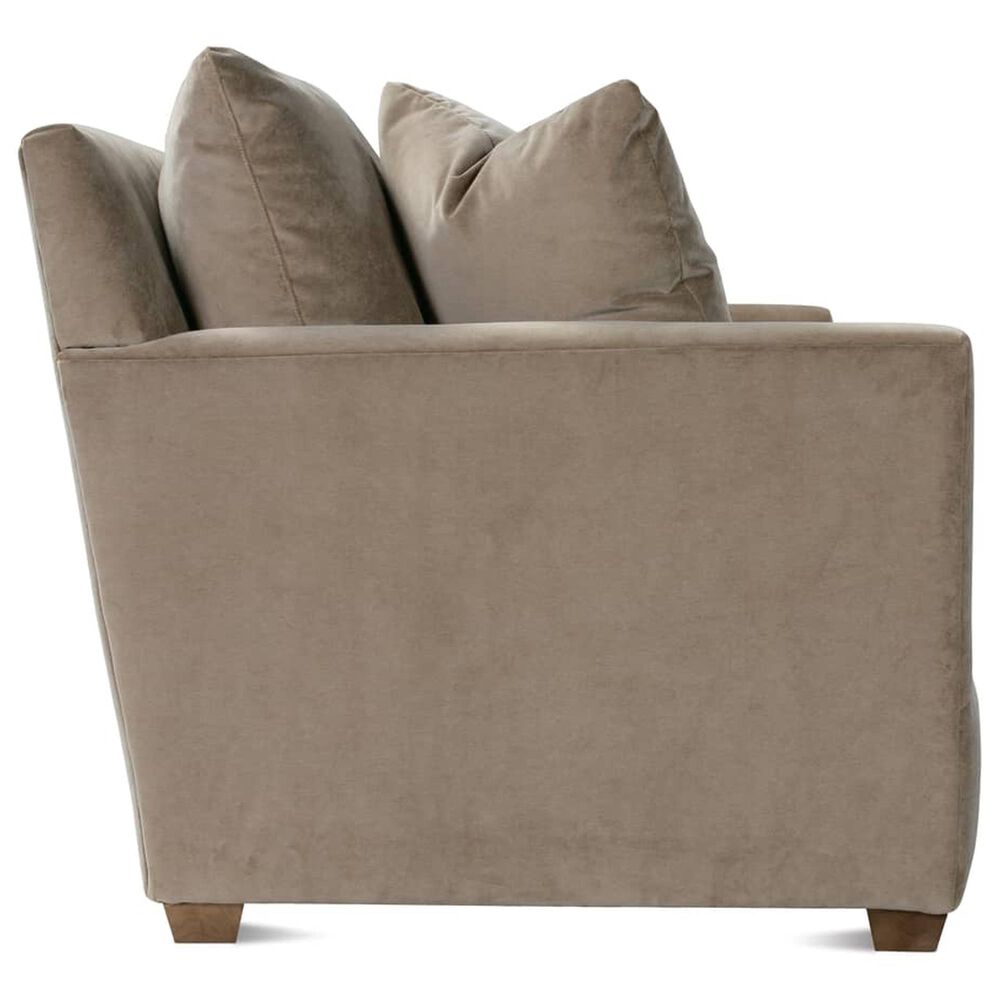 Rowe Furniture Lilah Stationary Sofa in Fawn Brushed Velvet, , large