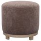 Golden Wave Furniture Lana Ottoman with Swivel Base in Rose, , large