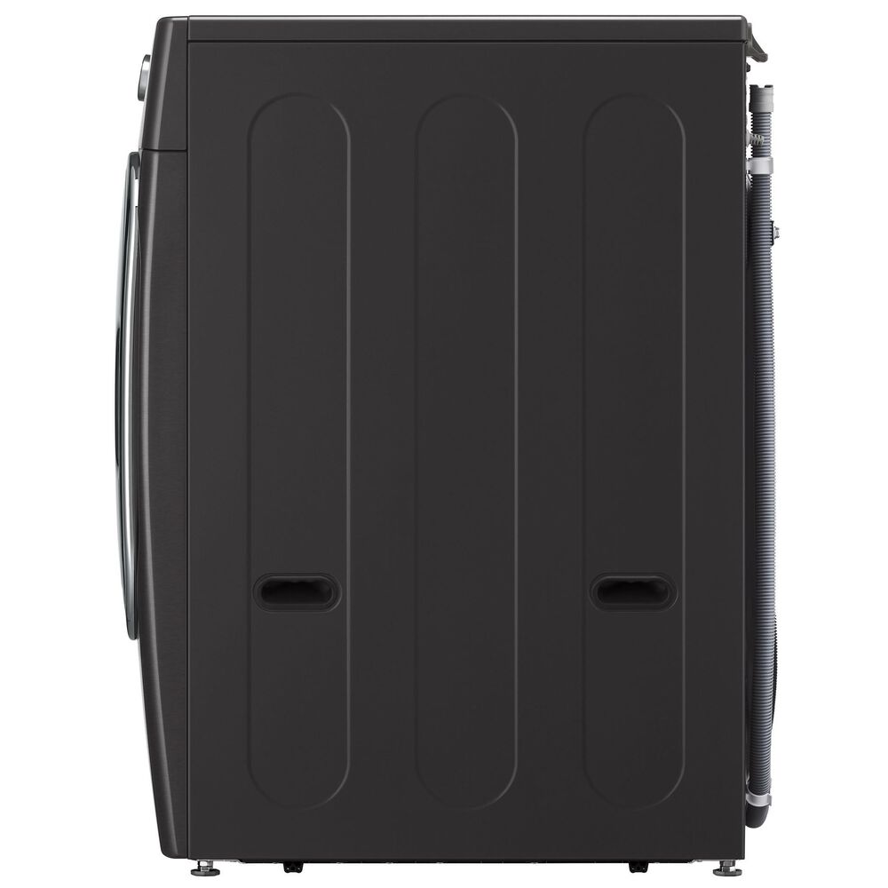 LG 5.2 Cu. Ft. Front Load Washer with Steam and TurboWash in Black Steel, , large