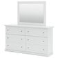 Ashley Bostwick Shoals 4-Piece Full Panel Bedroom Set in White, , large