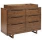 Maxi Cosi Embraced Forms 6-Drawer Dresser and Changer Top in Chestnut, , large