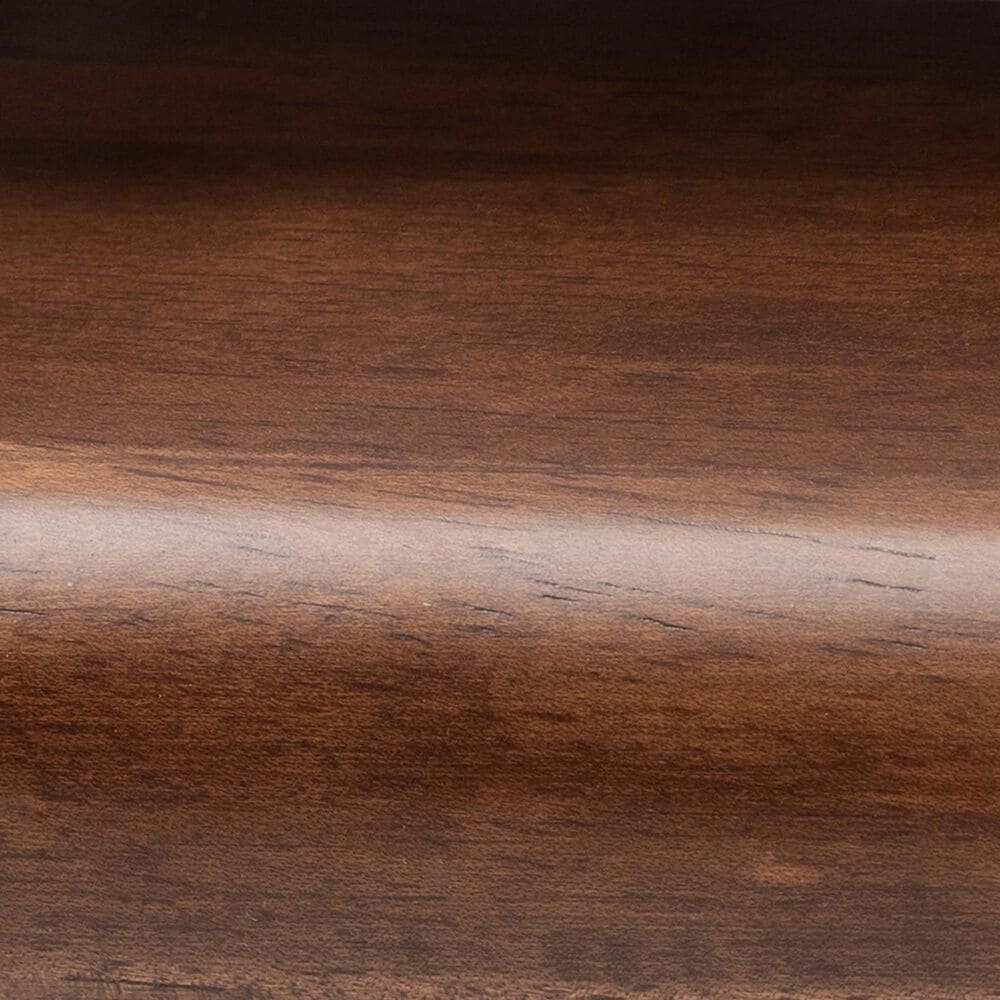 Baxton Studio Alivia King Platform Bed Frame in Walnut Brown, , large