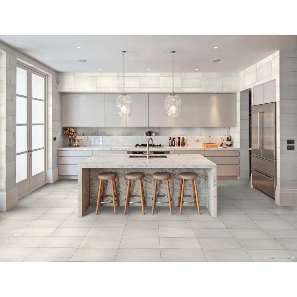 Marazzi Persuade White 12&quot; x 24&quot; Porcelain Tile, , large