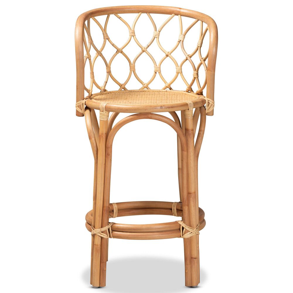 Baxton Studio Diana Counter Stool in Natural, , large