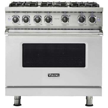 Viking Range 36" Professional Liquid Propane Gas Range in Stainless Steel, , large