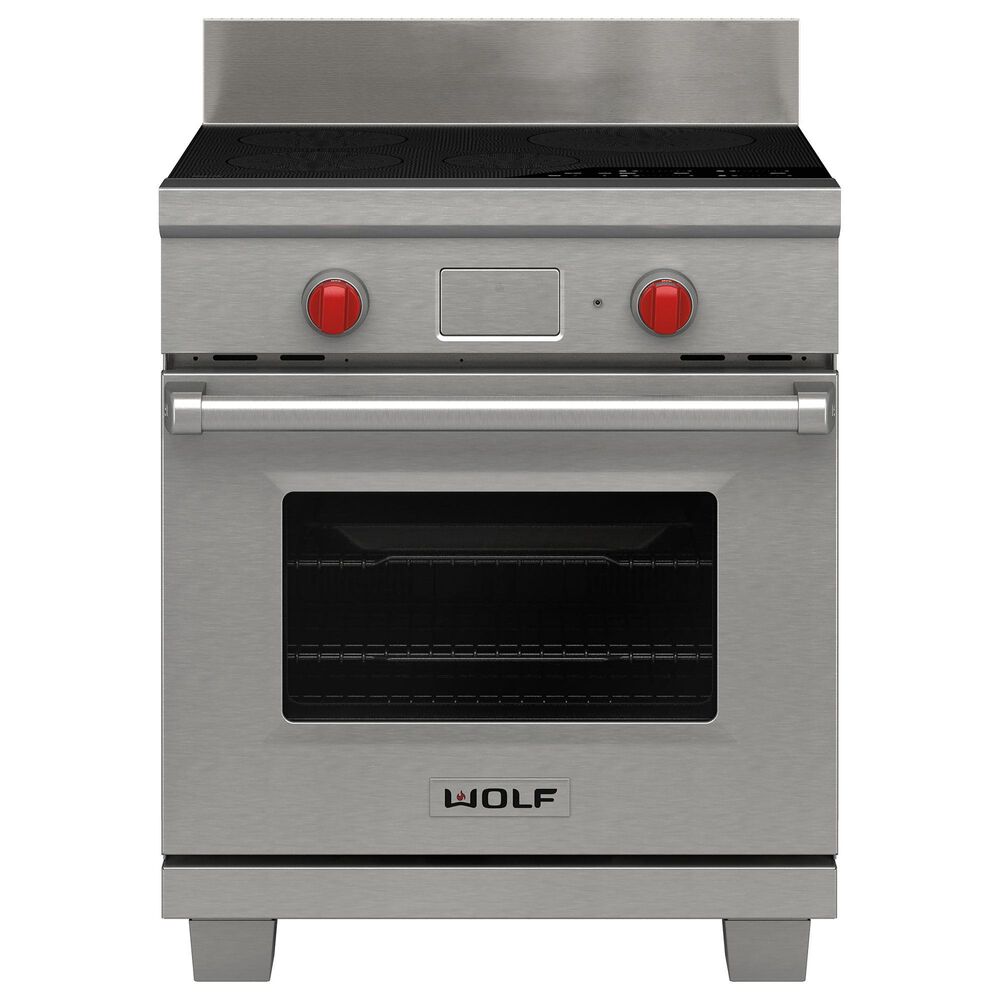Wolf Appliances 5" Riser for 30" Induction Range in Stainless Steel, , large