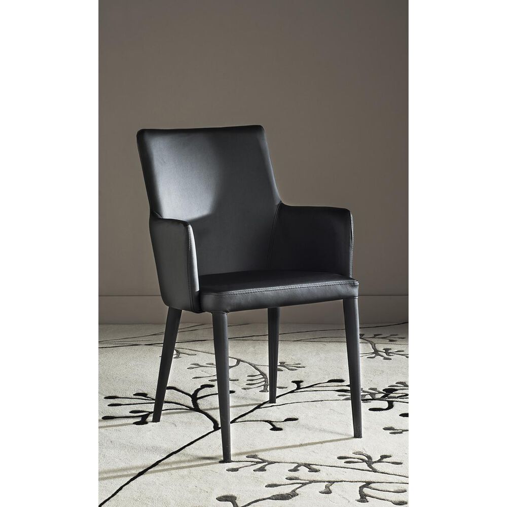 Safavieh Fox Summerset Arm Chair in Black, , large