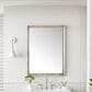 James Martin Vanities Glenbrooke 30" Rectangular Mirror in Whitewashed Oak, , large