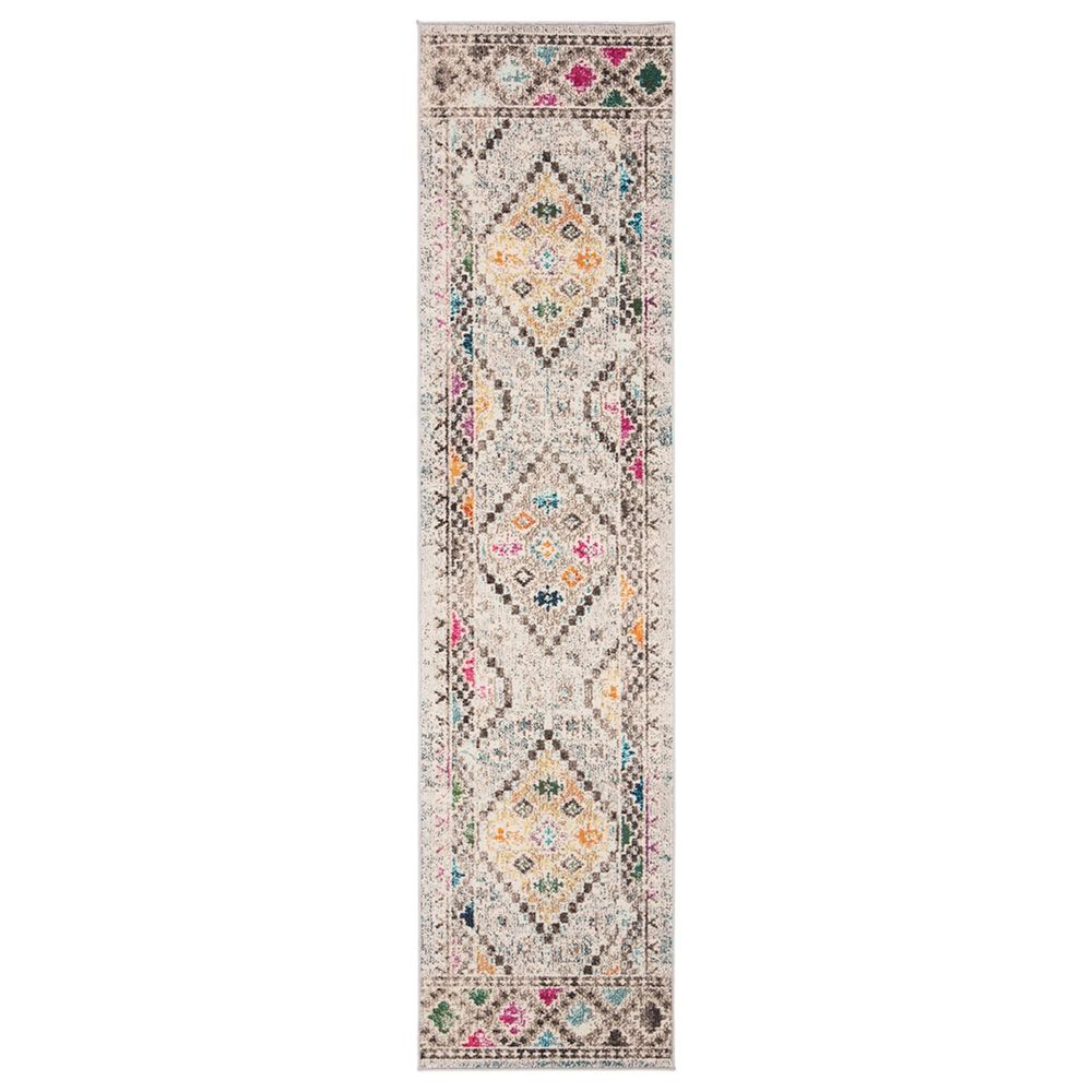 Safavieh Madison MAD418F 2"2" x 6" Grey and Yellow Runner, , large