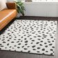 Surya Moroccan Shag Black and White 7"10" x 10"2" Area Rug, , large