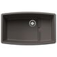 Blanco Performa Cascade Super Single Bowl Kitchen Sink in Volcano Gray, , large