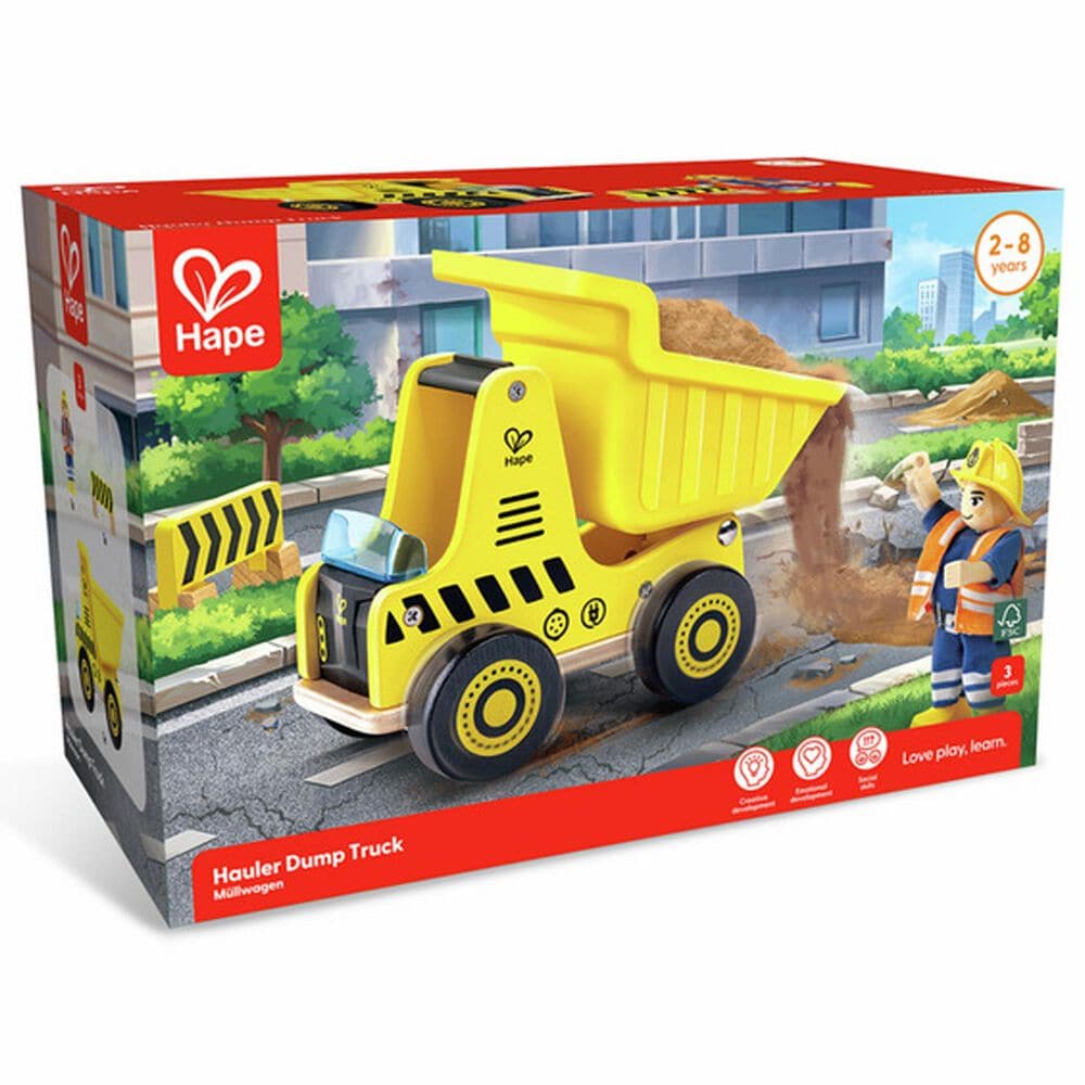Hape Toys Hauler Dump Truck in Multicolor, , large
