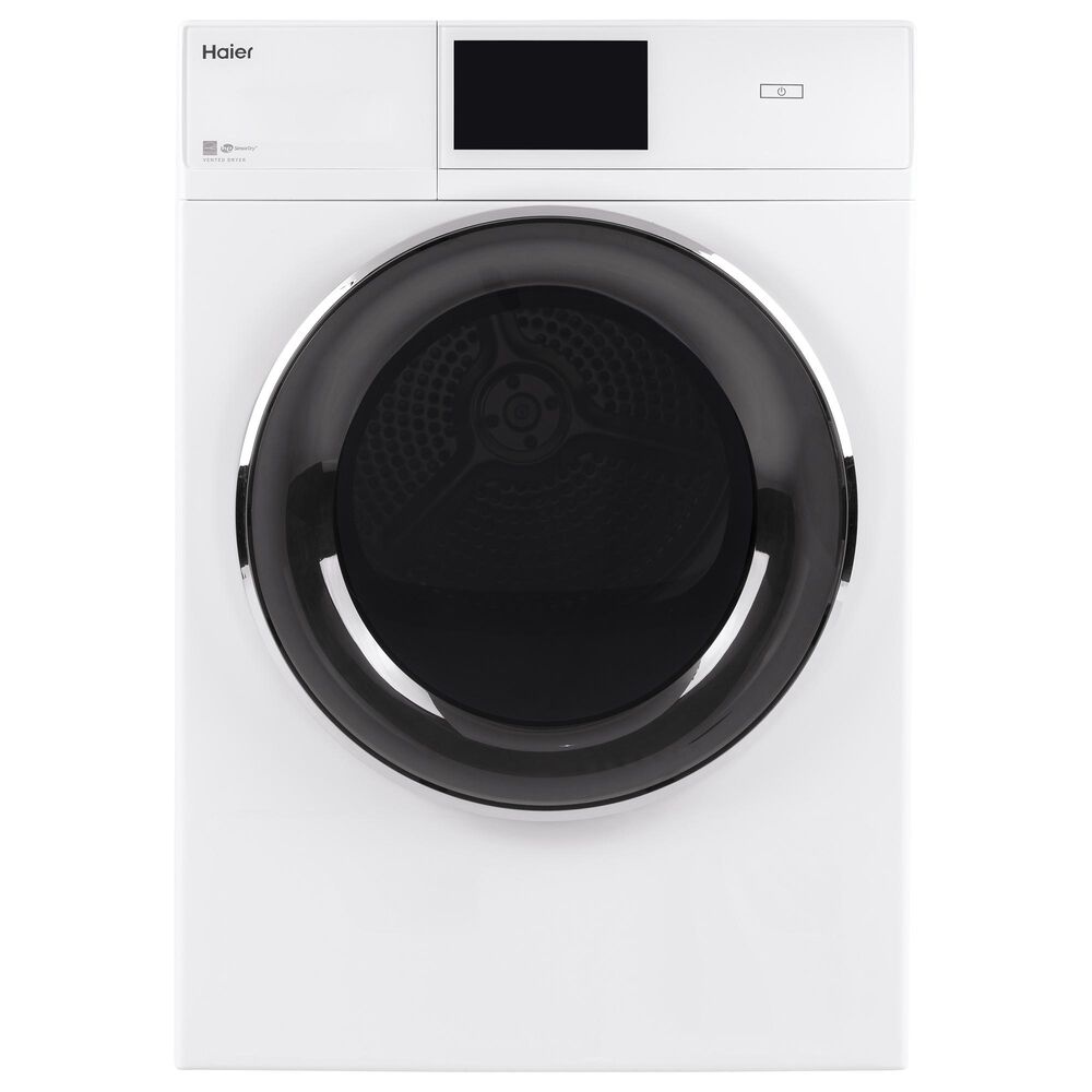 Haier 4.3 Cu. Ft. Front Load Electric Dryer in White, , large